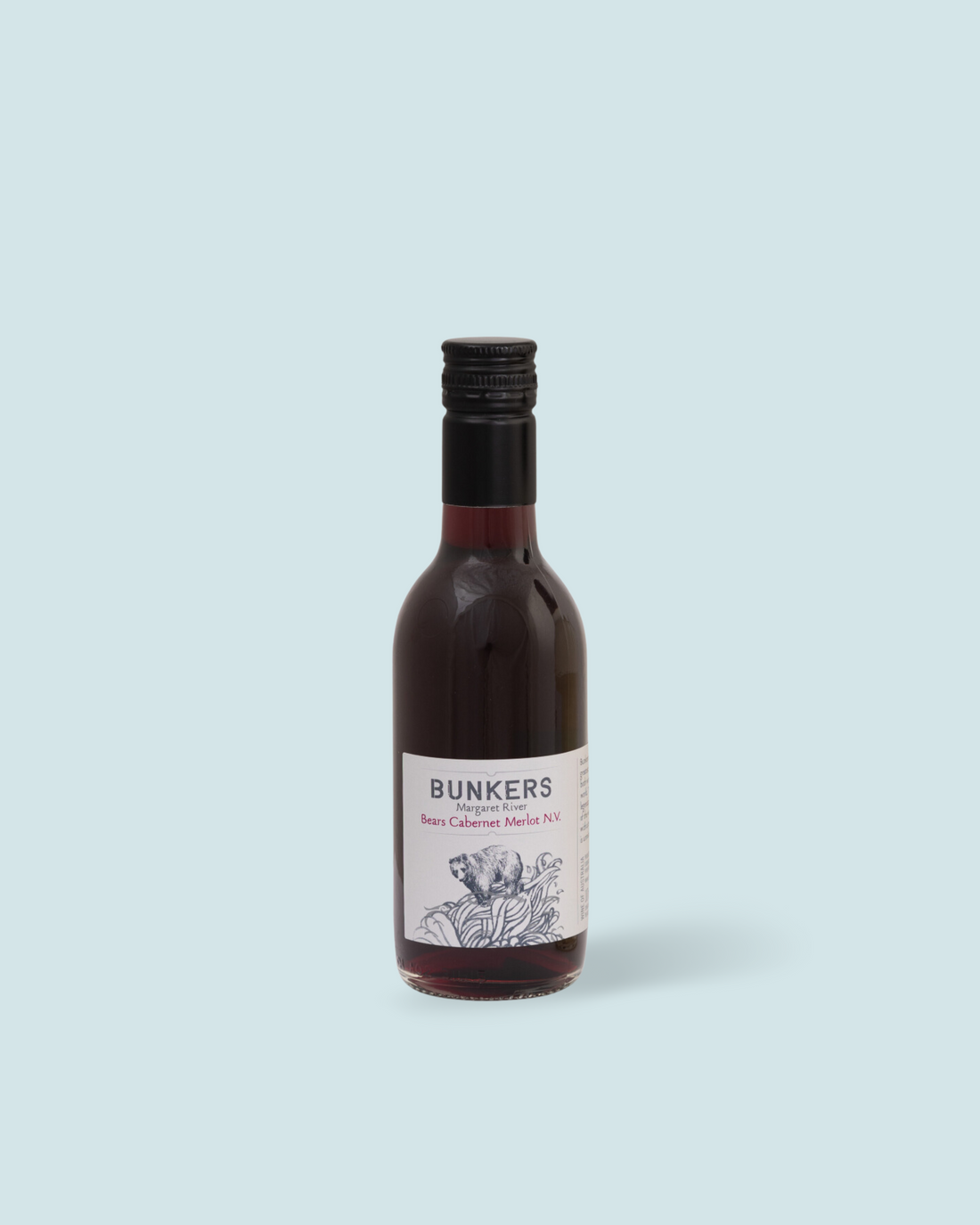 BUNKERS CABERNET MERLOT 187ML (24 Pack)